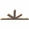 Ekena Millwork Saratoga Smooth Timber Gable Bracket, Douglas Fir, 84"W x 38"H x 3 1/2"D x 5 1/2"F, 11/12 Pitch GBW084X38X0406SAR00SDF - alternate 2